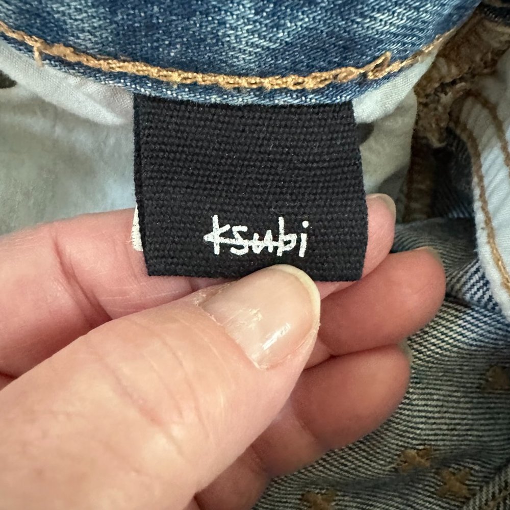 Ksubi Chlo Jeans Wasted Young American High Waist Relaxed Tapered Ankle Size 30 - Picture 4 of 15